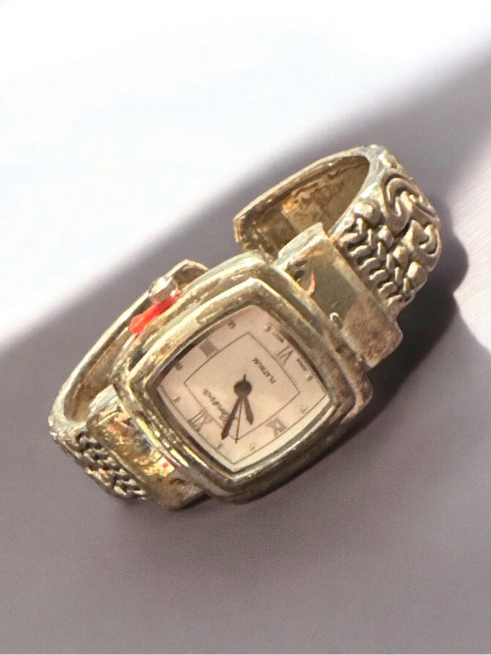 Silver Tone Women's Bracelet Watch with White Dial
466